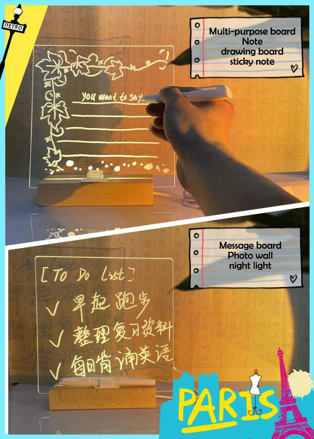 ShineArt - LED Note Board